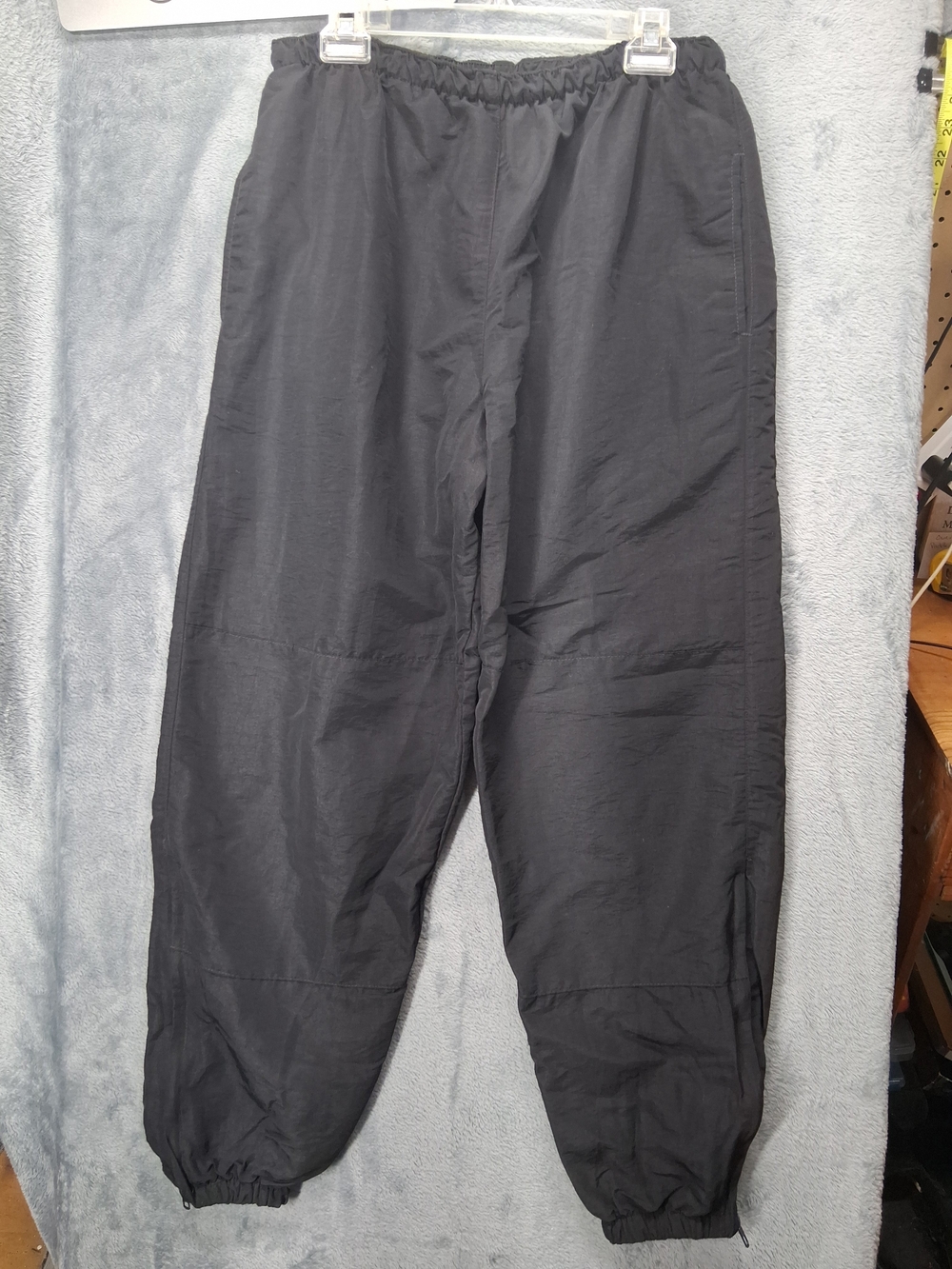 Military Physical Fitness Uniform Elastic-Waist Jogger Pants with Zip Ankle